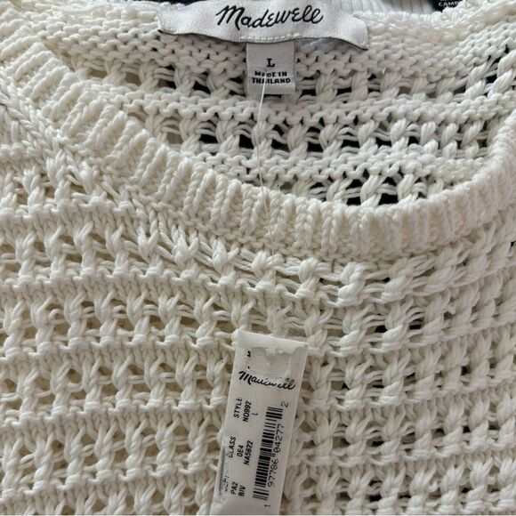 NWT J Crew Cream Crochet Sweater Shell - Picture 5 of 7